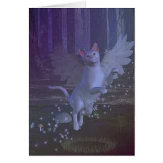 Kattdjurflygkort Hälsningskort