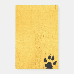 Kattdjurfotspår Post-it Block