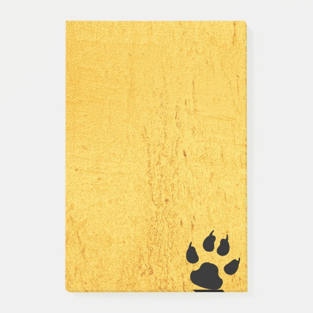 Kattdjurfotspår Post-it Block (Framsida)