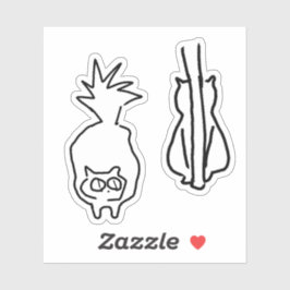 Kattdoodle assation #5 klistermärken