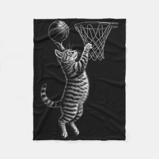 Kattdunkning - Skelettspelare Fan Skeletttränare M Fleecefilt