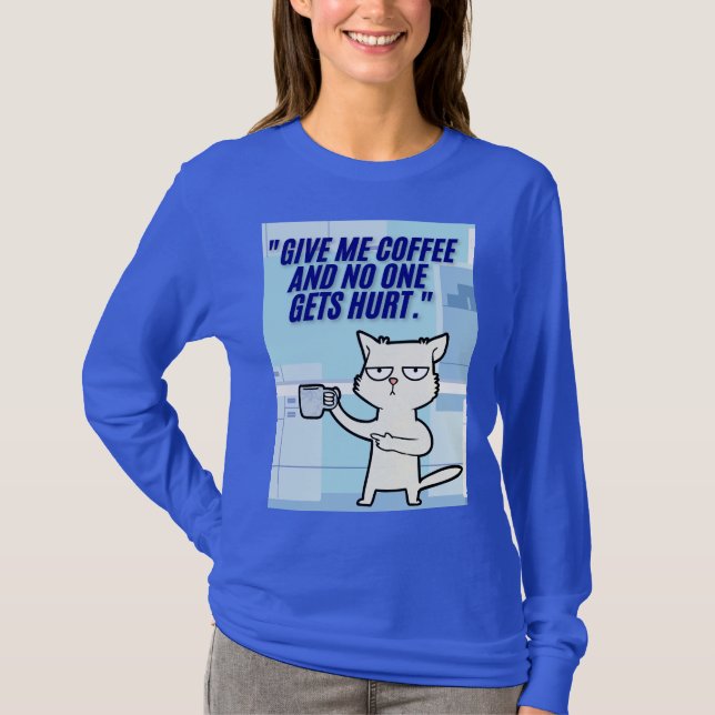 kattekaffeoffert t shirt (Framsida)