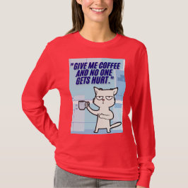 kattekaffeoffert t shirt