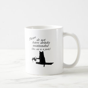 Katten är en Idiot Kaffemugg