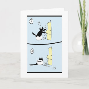 Katten är ledsen kort