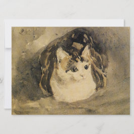 Katten (av Gwen John) Kort