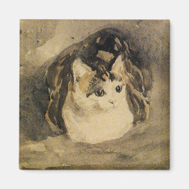 Katten (av Gwen John) Magnet