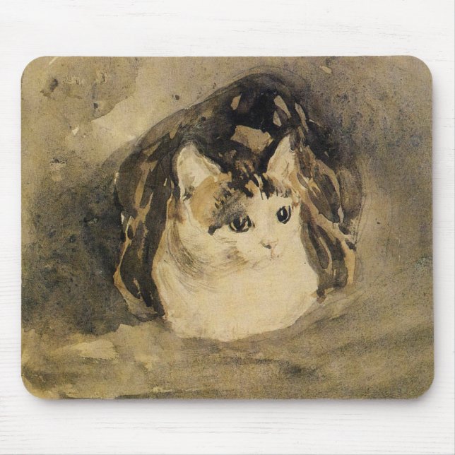 Katten (av Gwen John) Musmatta (Framsidan)