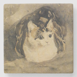 Katten (av Gwen John) Stenunderlägg