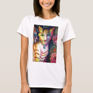 Katten av många färgar tee shirt