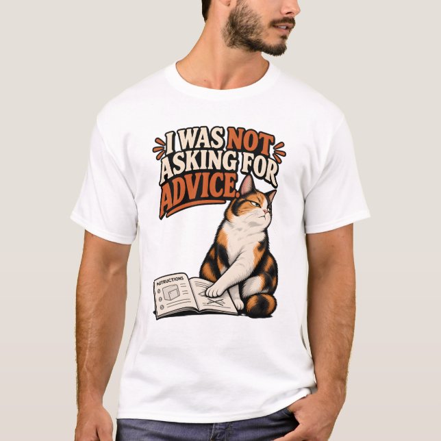 Katten bad inte om råd t shirt (Framsida)
