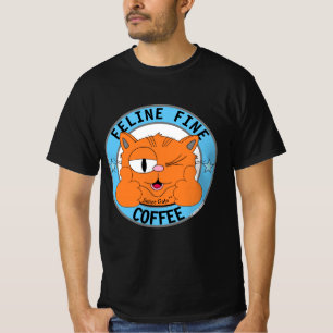 KATTEN FIN KOFFE Cartoon Cat Señor Gato™ T Shirt