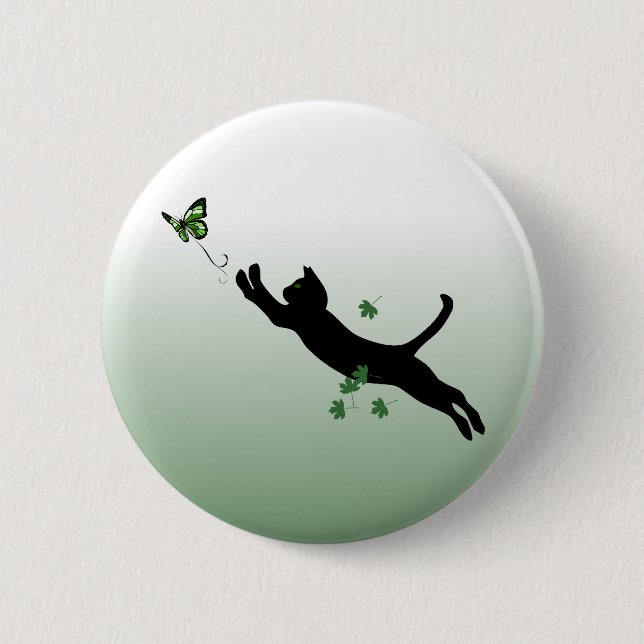 Katten & fjärilen knapp (Framsida)