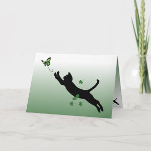 Katten & fjärilen kort