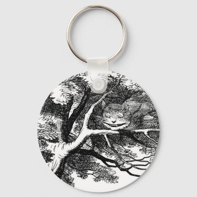 Katten för cheshire nyckelring (Framsida)