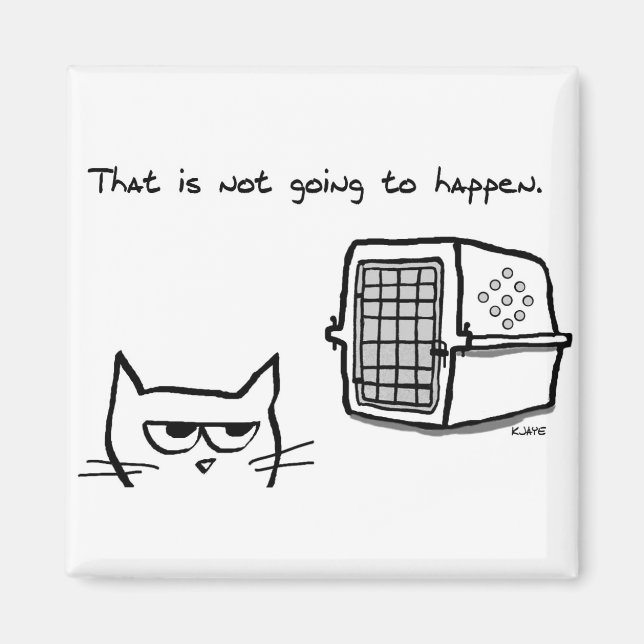 Katten går INTE till Vet Magnet (Framsidan)