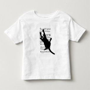 Katten hänger på notvärden t shirt