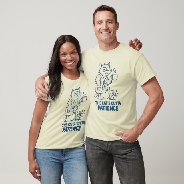 Katten har fått nog t shirt (Unisex)