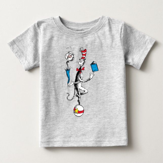 Katten i hatten Balansakt T Shirt (Framsida)