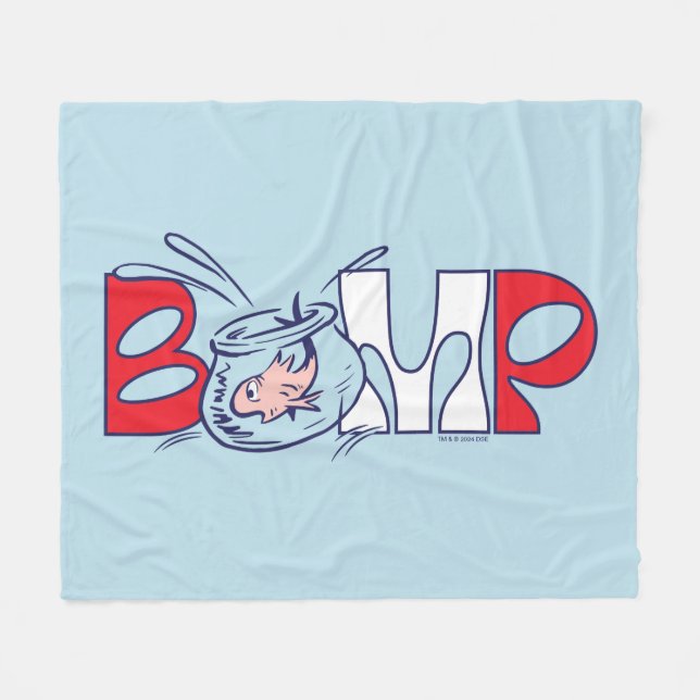 Katten i hatten | Bump Fleecefilt (Framsidan (Horisontell))