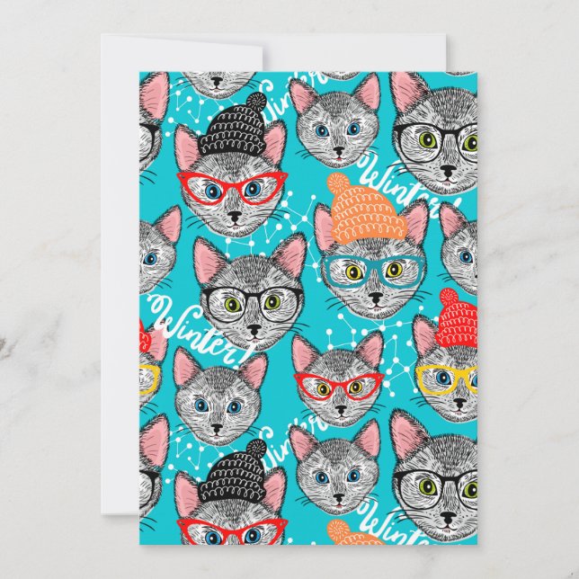 Katten i hatten kort (Framsida)