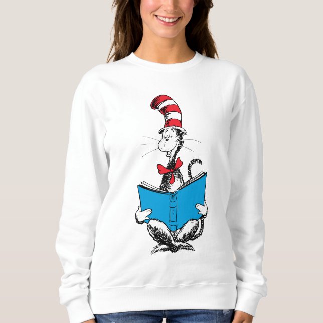 Katten i hatten Läsning T Shirt (Framsida)