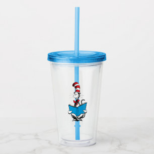 Katten i hatten läsning take away mugg