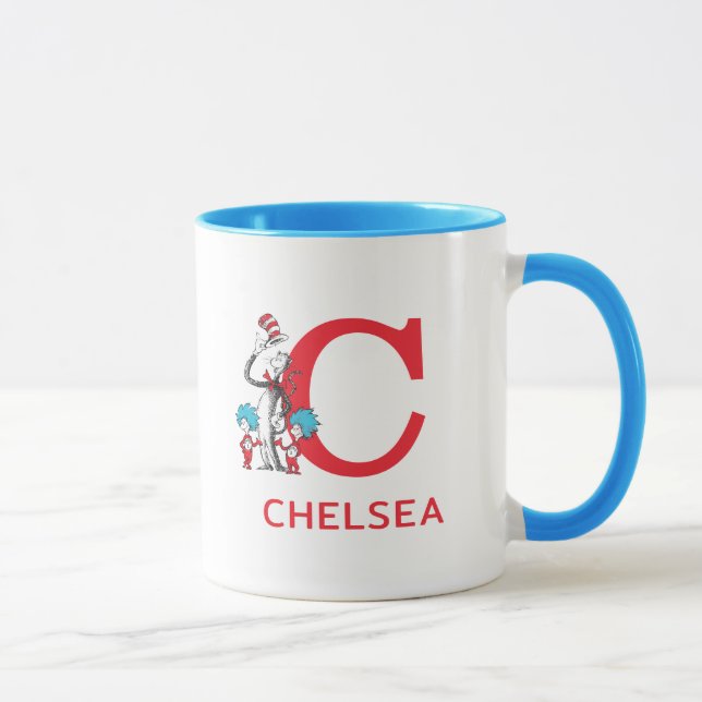 Katten i hatten, Sak Ett Namn & Monogram C Mugg (Höger)