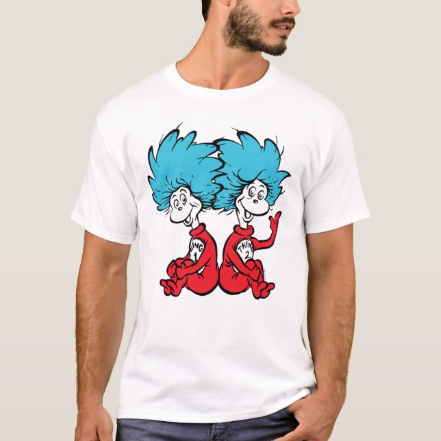 Katten i hatten Saker Ett & Saker Två T Shirt (Framsida)