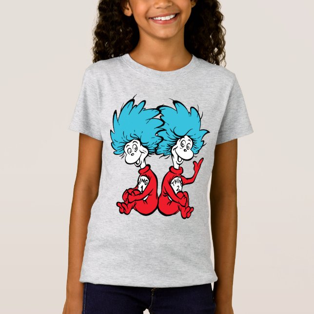 Katten i hatten Saker Ett & Saker Två T Shirt (Framsida)