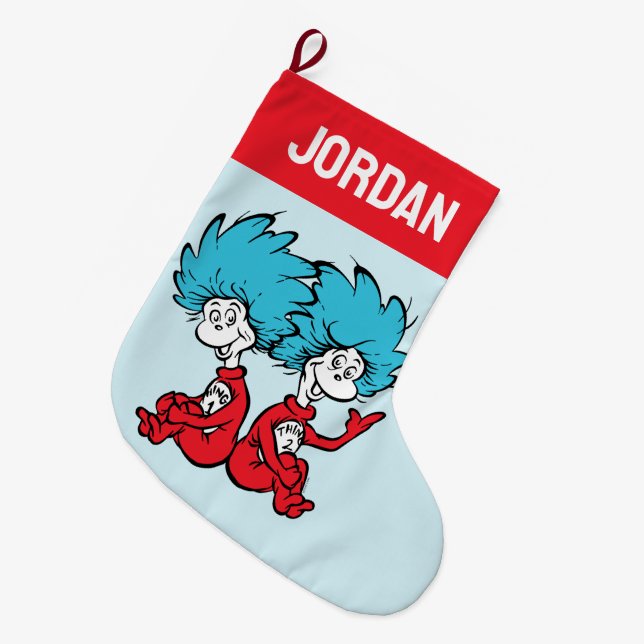 Katten i hatten Sakerna Ett & Sakerna Två Stor Julstrumpa (Framsidan (Hängande))