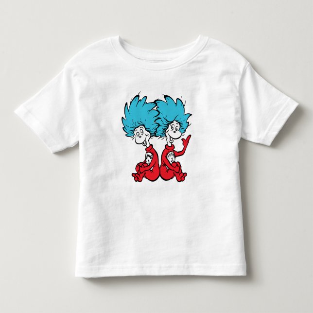 Katten i hatten Sakerna Ett & Sakerna Två T Shirt (Framsida)