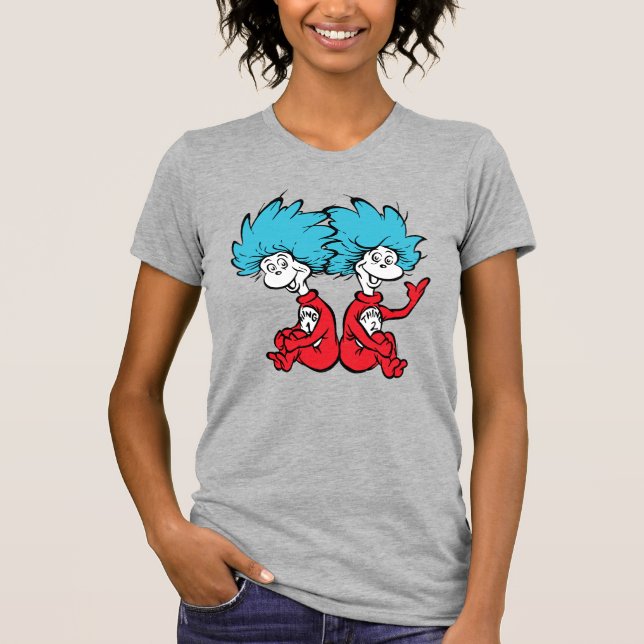 Katten i hatten Sakerna Ett & Sakerna Två T Shirt (Framsida)