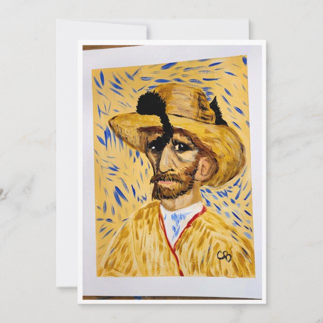Katten i van Goghs hatt Tack Kort (Framsida)