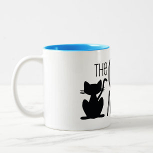 Katten jamar kaffemuggen Två-Tonad mugg