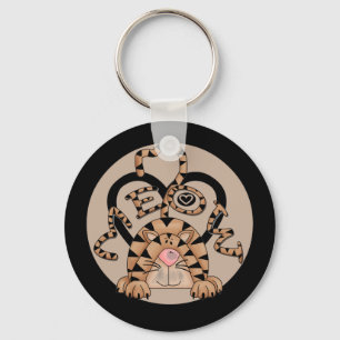 Katten jamar nyckelring