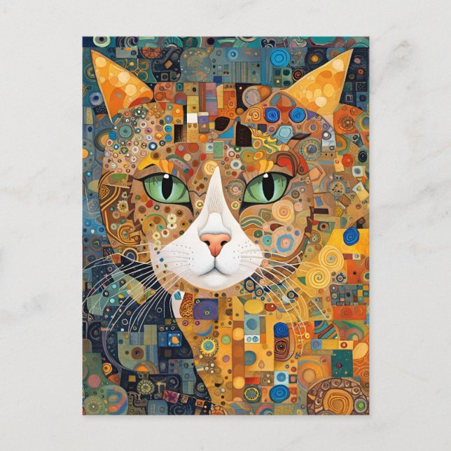 Katten Kiwi Vykort (Framsida)