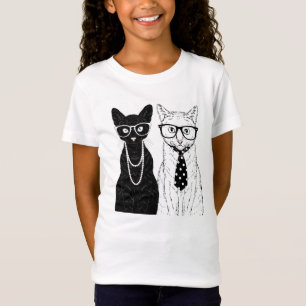 Katten kopplar ihop t shirt