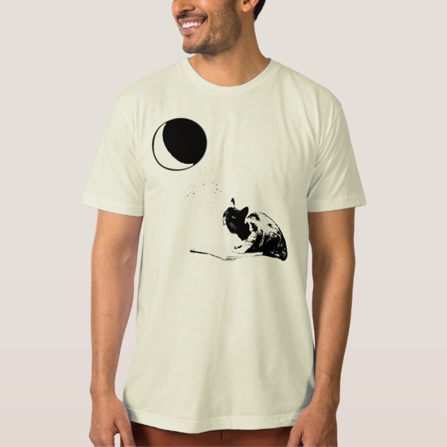 Katten & månen t shirt (Framsida)