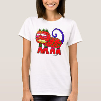 katten med blåttsvanen t-shirt