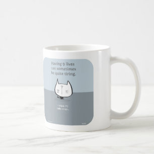 katten nio liv, 9 liv som tröttar, ta sig en kaffemugg