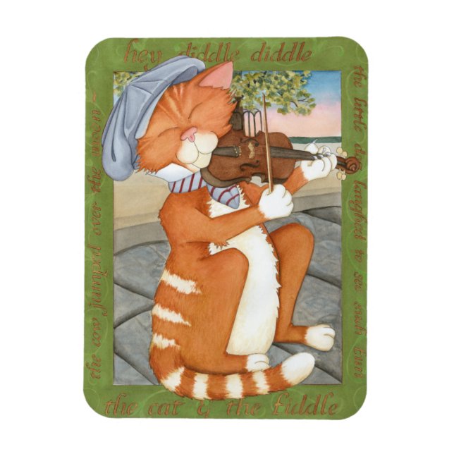 Katten och dammen magnet (Vertikal)