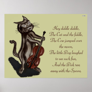 Katten och fiolen poster