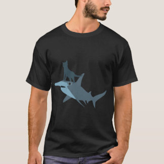 Katten och hajen vänner t shirt