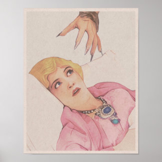 Katten och Kanarieöarna (1927) - Annabelles höger Poster
