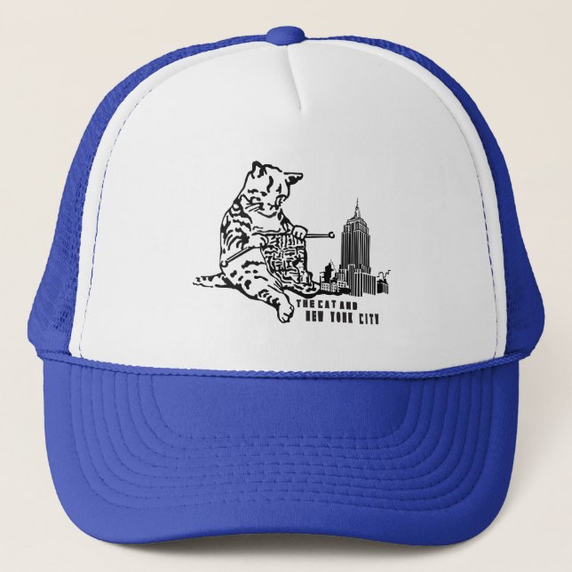 Katten och New York City Keps (Framsida)