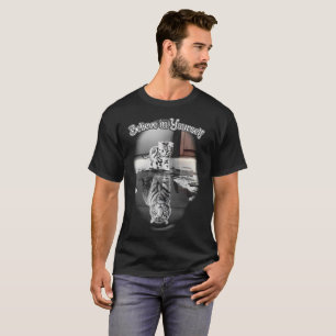 Katten och tigern - tro i dig tee shirt