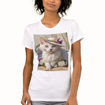 Katten på stranden.