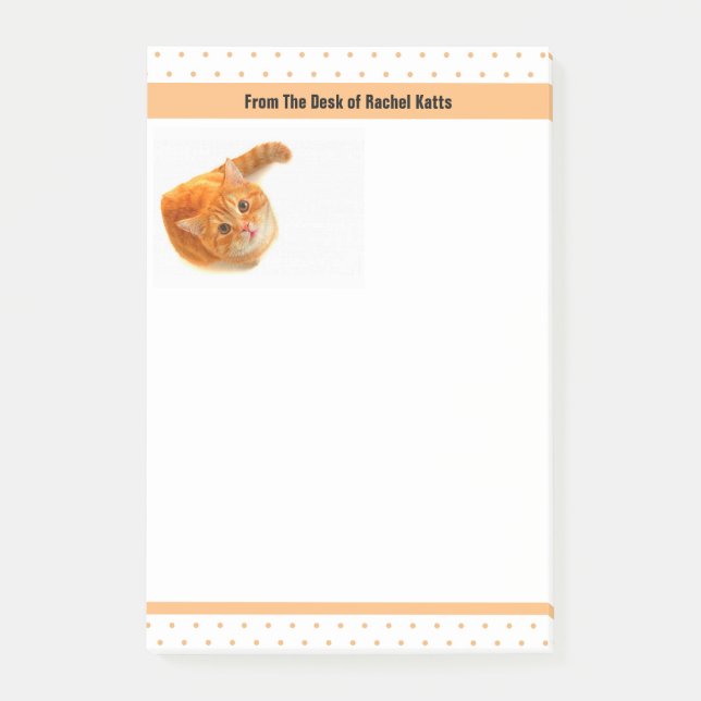 Katten Postar-it® på noterar Post-it Block (Framsida)
