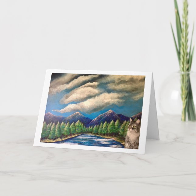 Katten som älskade att fotvandra kort (Framsida)